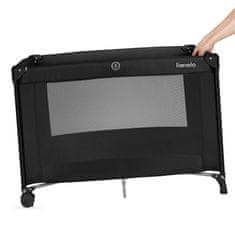 Lionelo Amelie prijenosni krevetić, crni (crni karbon)