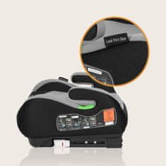 Lionelo Luuk Fix i-Size autosjedalica, 125-150 cm, siva