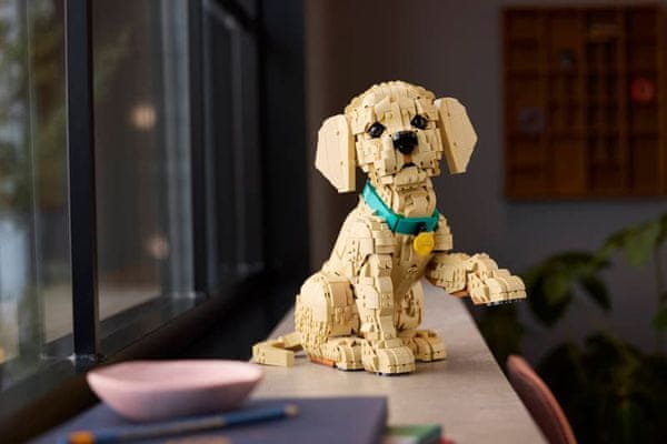 Podesiva figura LEGO psa s izrazima lica