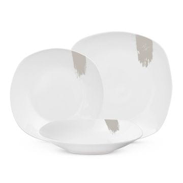 Berlingerhaus Set tanjura za večeru BH-10201 18 pcs Sahara Collection white-cream