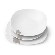 Berlingerhaus Set tanjura za večeru BH-10201 18 pcs Sahara Collection white-cream