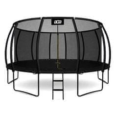 Aga SPORT EXCLUSIVE Trampolin 500 cm Crna + zaštitna mreža + ljestve