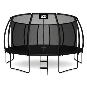 Aga SPORT EXCLUSIVE Trampolin 500 cm Crna + zaštitna mreža + ljestve