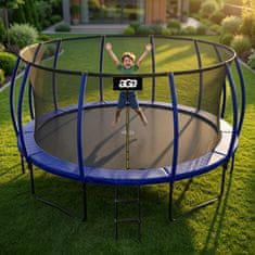 Aga SPORT EXCLUSIVE Trampolin 500 cm Tamno plava + zaštitna mreža + ljestve