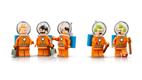 Minifigure Tintin, Kapetan Haddock i ostali