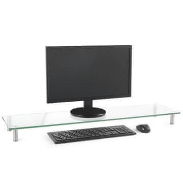 VonHaus XL stalak za monitor od stakla