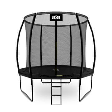 Aga SPORT EXCLUSIVE Trampolin 250 cm Crna + zaštitna mreža + ljestve