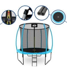Aga SPORT EXCLUSIVE Trampolin 250 cm Svijetloplava + zaštitna mreža + ljestve