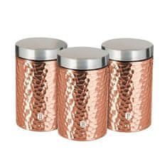 Berlingerhaus Posude za hranu BH-6715 Set of 3 Primal Rosegold Metallic Line