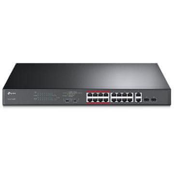 TP-Link TL-SL1218MP 18-port 16x 10/100Mbps PoE+ RJ45 2x Gigabit SFP/RJ45 combo mrežni preklopnik switch
