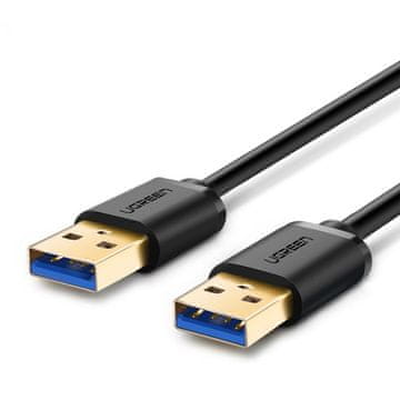 Ugreen USB 3.0 kabel (M na M), crni, 1 m – polietilenska vrećica