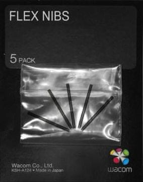 Wacom Komplet savitljivih vrhova za olovke Wacom, Flex nibs, 5 komada