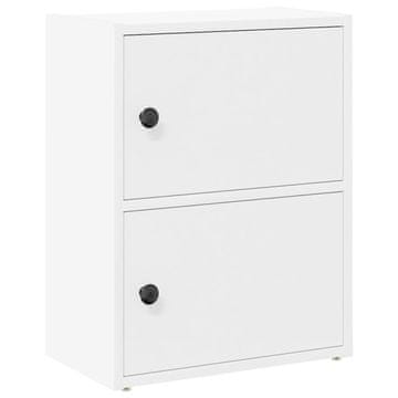 Vidaxl Regal za knjige bijeli 40x24x52 cm od konstruiranog drva