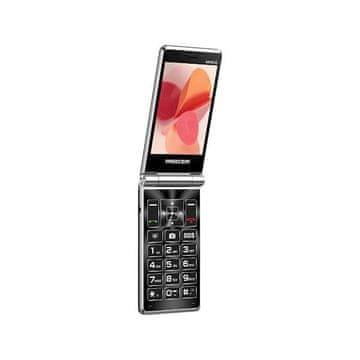 MaxCom MM835 preklopni mobilni telefon, 4G, Dual SIM, crni (115941)