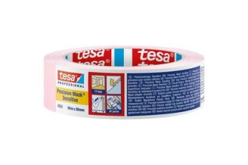 Tesa Samoljepljiva traka 138242 Masking tape, removable within 14 days, 50 m x 25 mm, pink, 4333 Precision Mask Sensitive