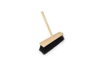 Enpro Cestovna metla Road broom, 340 x 90 mm, with 150 cm handle, 9 cm pile, black