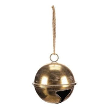Autronic Viseći ukras Metal bell - hanging decoration, gold color (KOC508 GOLD)