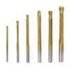 Vixson Set 6 spiralnih svrdla s titanijskim premazom | TWISTBIT