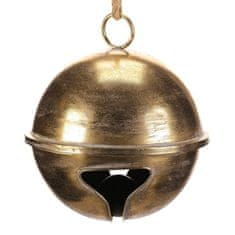 Autronic Viseći ukras Metal bell - hanging decoration, gold color (KOC508 GOLD)