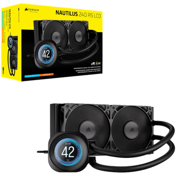 Corsair NAUTILUS 240 RS LCD, 2x 120 mm ventilatora, tekuće hlađenje procesora