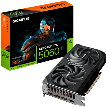 Gigabyte GeForce RTX 5060 Ti WINDFORCE MAX OC 8G GDDR7 grafička kartica, PCIe 5.0, 1x HDMI 2.1b, 3x DisplayPort 2.1b