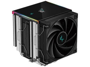 DEEPCOOL Hladnjak za procesor DeepCool AK620 DIGITAL SE, 2x120mm, ARGB, LCD, crni