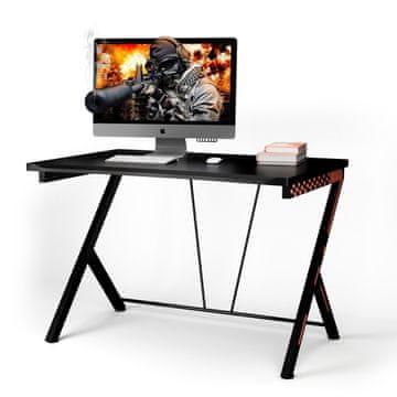 Northix Igraći stol 116 cm s ergonomskim MDF okvirom i nosivošću 80 kg