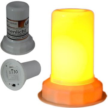 Uložak za LED svijeću, LED lampion, efekt žive vatre, timer 6H