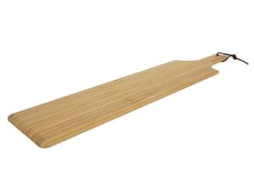 Ekološki pladanj za posluživanje od bambusa, daska za rezanje, 60 x 14,5 cm