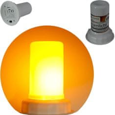 Uložak za LED svijeću, LED lampion, efekt žive vatre, timer 6H