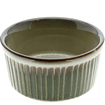Keramički kalup za creme brûlée 10 cm za pečenje i posluživanje ombresa