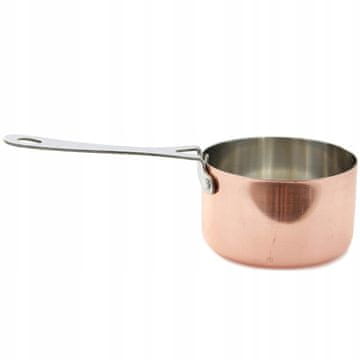 Mini lonac ZA prženje, posluživanje, serviranje, mali lonac od čelika 250 ml