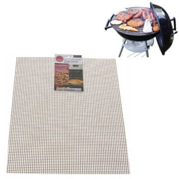 Podloga za roštilj, teflon, za pečenje, mreža za višekratnu upotrebu, 42x36