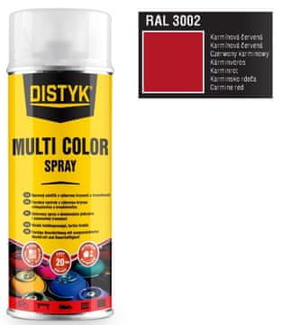 DISTYK MULTI COLOR SPREJ RAL 3002 KARMIN CRVENA 400 ml
