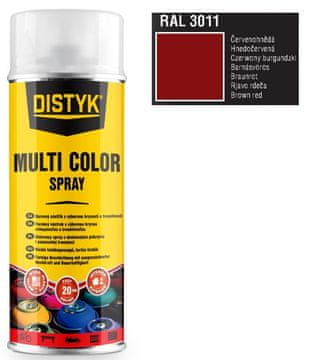 DISTYK MULTI COLOR SPREJ RAL 3011 SMEĐE-CRVENA 400 ml
