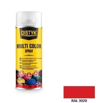 DISTYK MULTI COLOR SPREJ RAL 3020 PROMETNO CRVENA 400 ml, 6 komada