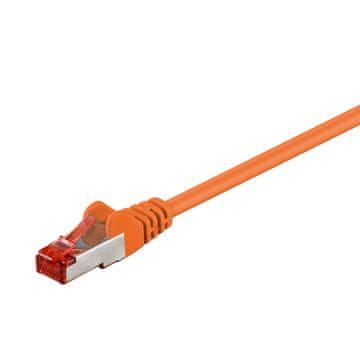 Goobay S/FTP (PiMF) CAT 6 patch 1,5m narančasti mrežni kabel