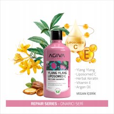 AGIVA - Šampon za kosu s mirisom ylang-ylang-a i keratinom 500 ml