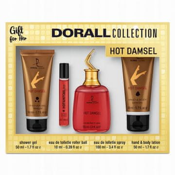Dorall kolekcija - Poklon set kozmetike Hot damsel u kutiji od 4 dijela.