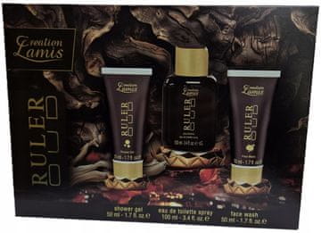 Creation Lamis - Ruler Oud poklon set u kutiji za muškarce, 3 komada.