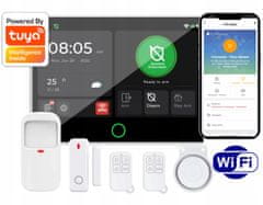RTX Alarmni LCD 7" bežični senzori GSM 4G obavijesti TUYA WiFi PL