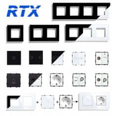 RTX Dvostruki utični uložak 230V bijeli SH