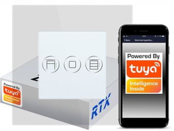 RTX Prekidač roleta s dodirnim tipkama ZigBee TUYA SH