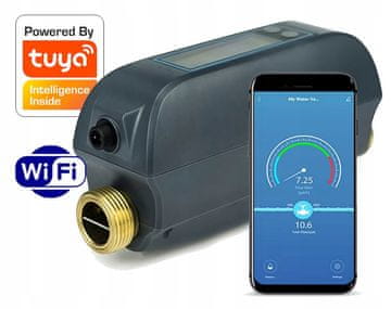 RTX TUYA WiFi-kontrolirani kućni vodomjer #Mjerni kuglasti ventil