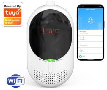RTX Senzor plina i ugljičnog monoksida 2 u 1 detektor ugljičnog monoksida CO metan butan TUYA WIFI