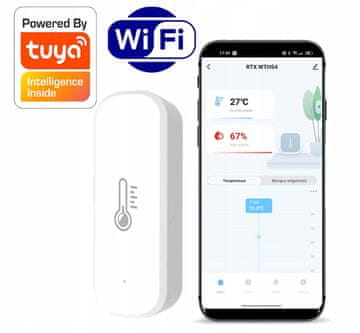 RTX Tuya Eco WiFi senzor temperature i vlažnosti