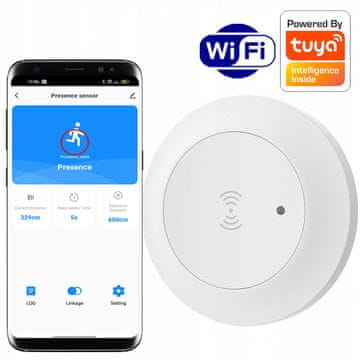 RTX Mikrovalni Senzor WiFi Senzor Prisutnosti TUYA Smart 230V Nadgradni Montirani