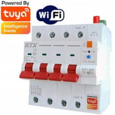RTX 3-fazni podesivi osigurač 2-6 3A WiFi Tuya # Mjerenje energije