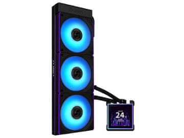 Lian Li Komplet za vodeno hlađenje AIO Liquid Cooler Lian Li HydroShift II LCD-S 360CL, ARGB, crni