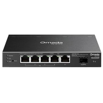TP-Link Omada SG2206MP 6-port 5x Gigabit (4x PoE+) RJ45 1x Gigabit SFP mrežni preklopnik switch